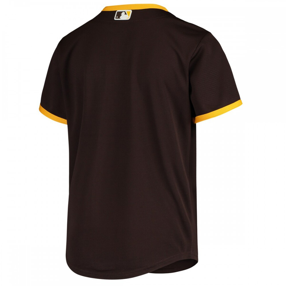 San Diego Padres Youth Road Replica Team Jersey - Brown-Pro Kit Vault | Brand New 26/27 Sports Jerseys